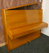 Load image into Gallery viewer, Bechstein Model 8 Upright Piano in Sycamore with Grand Piano Style Lid