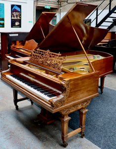 Bechstein Model D Grand Piano in walnut regency finish