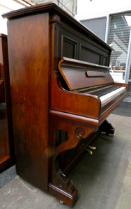Blüthner 3A Upright Piano in Rosewood Cabinetry With Fold Down Music Desk