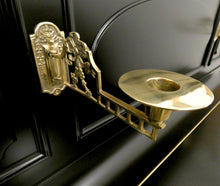 Load image into Gallery viewer, C. Bechstein Model 7 Upright Piano in Black Satin with Candlesticks