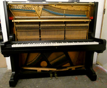 Load image into Gallery viewer, C. Bechstein Model 7 Upright Piano in Black Satin with Candlesticks