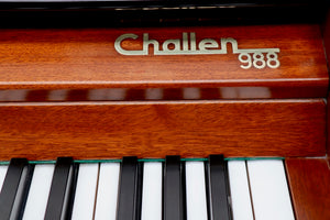 Challen 988 Upright Piano in Mahogany Cabinet