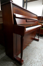 Load image into Gallery viewer, Challen Upright Piano in Mahogany with Inlay and Fluted Legs