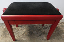 Load image into Gallery viewer, Cherrywood Height Adjustable Piano Stool