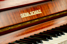 Load image into Gallery viewer, Gebr. Schulz Upright Piano in German Walnut Cabinet