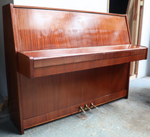 Load image into Gallery viewer, Gebr. Schulz Upright Piano in German Walnut Cabinet