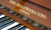 Load image into Gallery viewer, John Broadwood Model 8F Upright Piano in Mahogany Cabinetry
