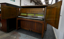 Load image into Gallery viewer, John Broadwood & Sons Manxman Model Upright Piano in English Oak Cabinetry