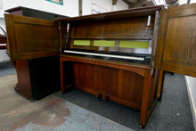 Load image into Gallery viewer, John Broadwood & Sons Manxman Model Upright Piano in English Oak Cabinetry