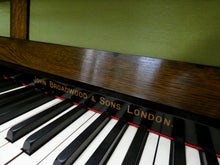 Load image into Gallery viewer, John Broadwood & Sons Manxman Model Upright Piano in English Oak Cabinetry