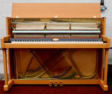 Load image into Gallery viewer, Kemble Oxford Upright Piano in Beech Cabinet with Black Trim