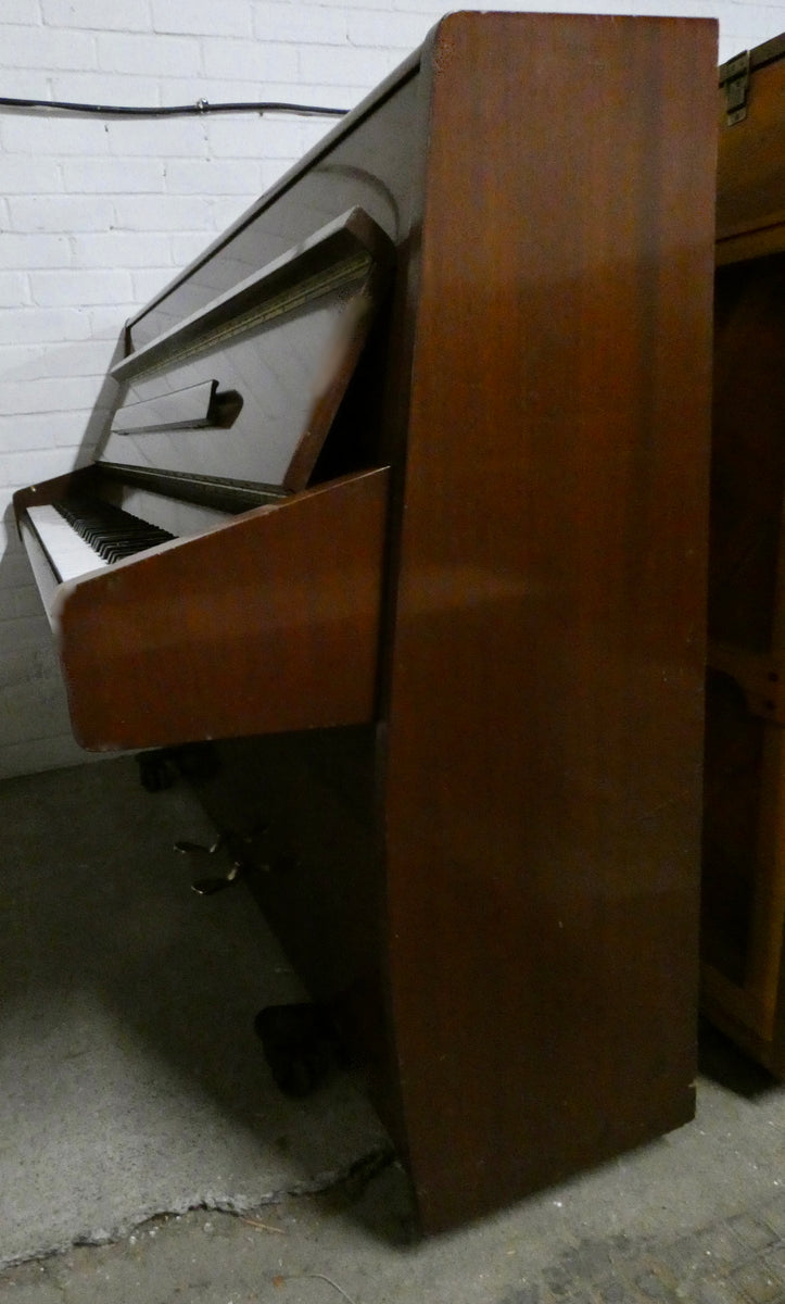 Knight K20 Upright Piano in Mahogany Shackleford Pianos