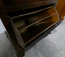 Load image into Gallery viewer, Music Cabinet in Flame Mahogany Finish With Mirror