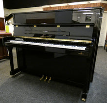 Load image into Gallery viewer, Perzina 122 Konsumat Upright Piano in Black High Gloss
