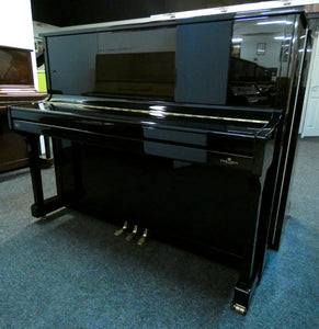 Perzina 122 Konsumat Upright Piano in Black High Gloss
