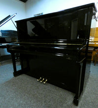 Load image into Gallery viewer, Perzina 127 Europa Upright Piano in Black High Gloss