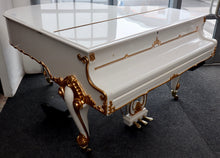 Load image into Gallery viewer, Reid-Sohn SG-172F Grand Piano in White Rococo Finish