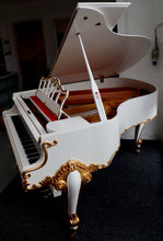 Load image into Gallery viewer, Reid-Sohn SG-172F Grand Piano in White Rococo Finish