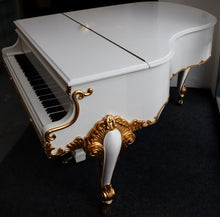 Load image into Gallery viewer, Reid-Sohn SG-172F Grand Piano in White Rococo Finish