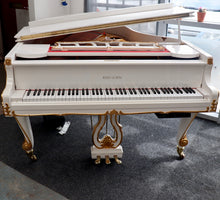 Load image into Gallery viewer, Reid-Sohn SG-172F Grand Piano in White Rococo Finish