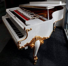 Load image into Gallery viewer, Reid-Sohn SG-172F Grand Piano in White Rococo Finish