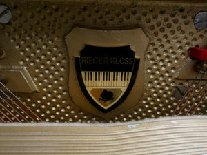 Rieger Kloss by Petrof Upright Piano in Mahogany Cabinet