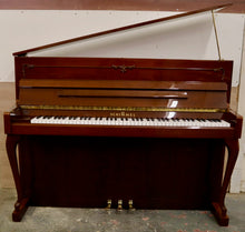 Load image into Gallery viewer,  - SOLD - Schimmel 116 Upright piano in mahogany with cabriolet legs