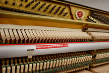 Load image into Gallery viewer,  - SOLD - Schimmel 116 Upright piano in mahogany with cabriolet legs