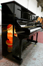 Load image into Gallery viewer, Steinway Model V Upright Piano in Black High Gloss