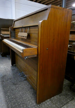 Load image into Gallery viewer, W.H. Barnes Art Deco Ships Upright Piano in Myrtle with Electric Lamps