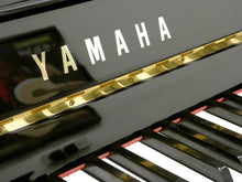 Load image into Gallery viewer, Yamaha C108 Upright Piano in Black High Gloss Cabinetry