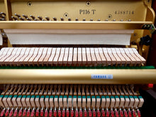 Load image into Gallery viewer, Yamaha P116T Upright Piano in Mahogany Gloss Finish