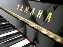 Load image into Gallery viewer, Yamaha P121G Upright Piano in Black High Gloss