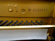 Load image into Gallery viewer, Yamaha U1 Upright Piano in High Gloss Black Cabinetry