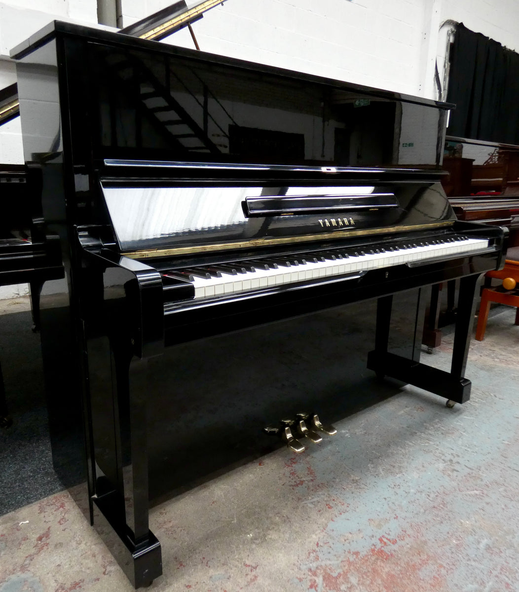 Yamaha Model U1 Upright Piano in High Gloss Black Shackleford Pianos
