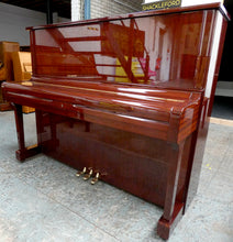 Load image into Gallery viewer, Yamaha U1 Upright Piano in High Gloss Mahogany Cabinetry