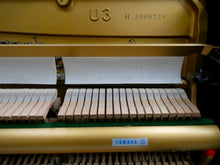 Load image into Gallery viewer, Yamaha U3 Upright Piano in Black High Gloss Finish