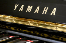 Load image into Gallery viewer, Yamaha U3 in Black High Gloss Cabinetry with Silent System