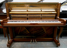 Load image into Gallery viewer, Young Chang Upright Piano in Walnut Cabinetry With Carved Pattern
