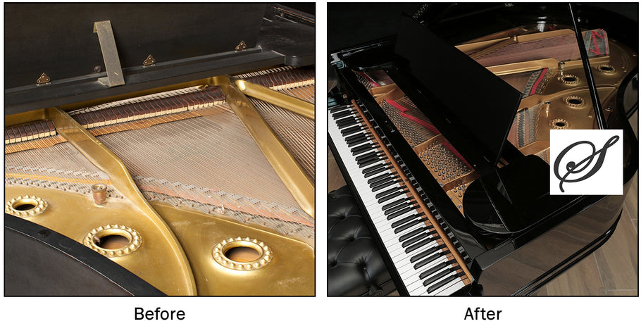 Piano restoration is the art of transforming an older piano