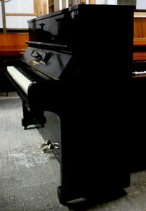 John Broadwood Model 8F Upright Piano in black gloss