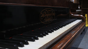 Broadwood Antique Boudoir Grand Piano in Burr Walnut