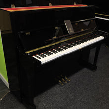 Load image into Gallery viewer, Schulze Pollmann S115 Upright Piano in High Gloss Black cabinetry