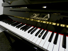 Load image into Gallery viewer, Haessler by Bluthner 118 Upright Piano in Black High Gloss Finish