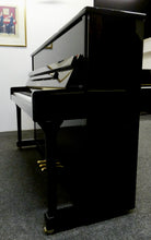 Load image into Gallery viewer, Haessler by Bluthner 118 Upright Piano in Black High Gloss Finish