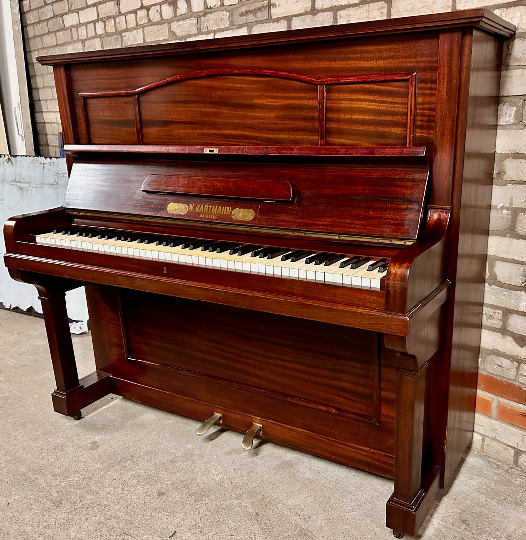 W Hartmann in antique flame mahogany finish