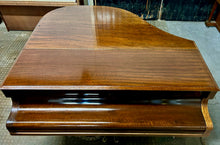 Load image into Gallery viewer, John Broadwood baby grand piano in flame mahogany