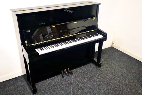 Perzina UP-129 Upright Piano in Black High Gloss