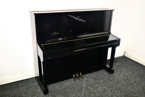 Perzina UP-129 Upright Piano in Black High Gloss