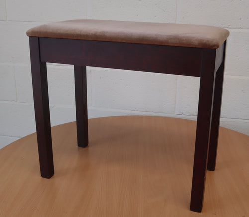 Mahogany Modern Piano Stool with Storage
